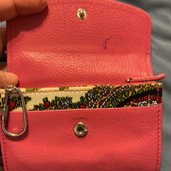Pink leather wallet - Picture 4 of 4
